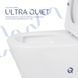 Унітаз підлоговий Qtap Swan Eco Ultra Quiet із сидінням Soft-close 640x360x835 мм QTSWA27W48 White