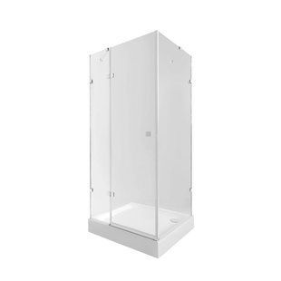Набор Qtap душевая кабина Capricorn CRM1018RC6 Clear 2020x1000x800 мм + поддон Tern 301812C 100x80x12 см с SD00048931 фото
