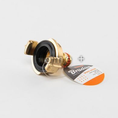 З'єднання байонетне з виходом на ніпель під конектор, GK BRASS, BR-GK120 BR-GK120 фото