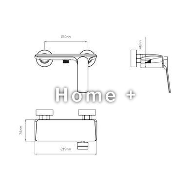 Змішувач для душу Qtap Slavonice QTSLA266CRM45907 Chrome SD00052031 фото