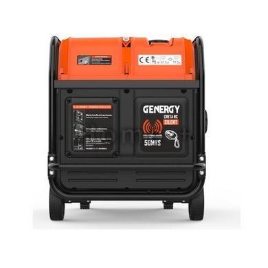 Генератор инверторный бензиновый GENERGY CRETA SILENT RC 7,5 кВт 240072090 фото