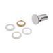 Qtap Pop-up Донний клапан для біде з переливом 70х70х227.5mm White