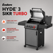 Газовый гриль Enders HYDE&reg; 3 SIKR TURBO, TURBO ZONE&reg; 800&deg;C и боковая конфорка (Германия)