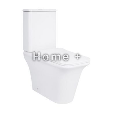 Унітаз-компакт Qtap Kalao безобідковий із сидінням Soft-close QT08221213AW SD00046562 фото