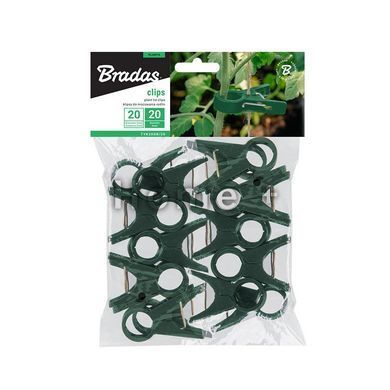 Затискачі для фіксації рослин 20 мм, 20 шт.,GREEN, TYK20GR/20 TYK20GR/20 фото