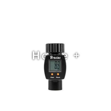 Счетчик расхода воды с внутренней и наружной резьбой 3/4", BLACK LINE, ECO-3110 ECO-3110 фото