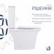 Унітаз-компакт Qtap Kalao безобідковий із сидінням Soft-close QT08221213AW
