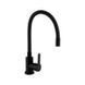 Смеситель для кухни Brinex Pure 015F3 с гибким изливом Black Matt BRIPUR015F3BLM SD00053185 фото