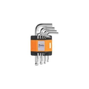 Набір шестигранних ключів HEX 1,5 - 10 мм з кулькою, 9 шт., короткі, DIY-HKB31-SH/B DIY-HKB31-SH/B фото