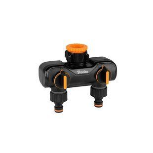 Розподільник з 2 кранами, РЗ 1" до РЗ 3/4", BLACK LINE, ECO-PWB3052 2143598688 фото
