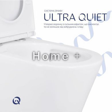 Унитаз-компакт Qtap Scorpio безободковый Ultra Quiet с сиденьем Soft-close QT14222125AUQW SD00050897 фото