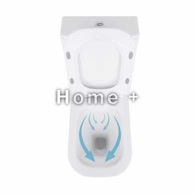 Унітаз-компакт Qtap Nando безобідковий із сидінням Soft-close QT12221222AW SD00046563 фото