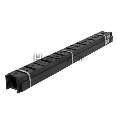 Бордюр садовий 45х1000мм, QUICK-BORD, чорний, OBQB45/E OBQB45/E фото