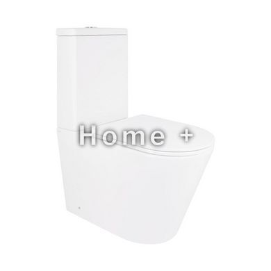Унитаз-компакт Qtap Scorpio безободковый Ultra Quiet с сиденьем Soft-close QT14222125AUQW SD00050897 фото