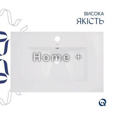 Комплект Albatross: Раковина врезная мебельная 720x460x180 мм, White, прямоугольная + Донный клапан Pop-up SD00054598 фото