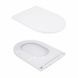 Унитаз-компакт Qtap Scorpio безободковый Ultra Quiet с сиденьем Soft-close QT14222125AUQW
