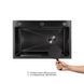 Мийка для кухні інтегрована Lidz Handmade H6845B Brushed Black PVD 3,0/1,0 мм LDH6845BRUBLM49456