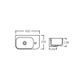 Раковина Qtap Tern 450х260х155 White QT17115117RWN
