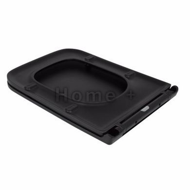 Qtap Сидіння для унітаза (Gemini) 435x357x37&nbsp;мм, Matt Black, з мікроліфтом, Slim Duroplast, Quick Release SD00053516 фото