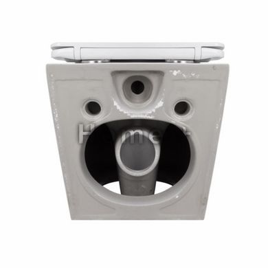 Унітаз підвісний Qtap Swan безобідковий Ultra Quiet із сидінням Soft-close QT16335179W SD00050900 фото