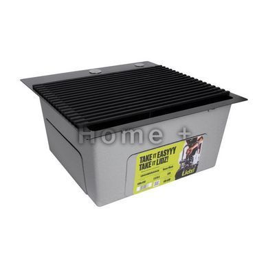Сушарка на кухонну мийку Lidz Acsis LA06 Black, квадратна основа, для посуду 430х300 мм LDACSLA06BLM49764 SD00055888 фото