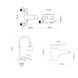 Набор смесителей Lidz Tani (001F1+0061+008F4)
