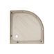 Lidz Latwa SC90x90.SAT.MID.GR Душова кабіна напівкругла, скло тон. 4 мм + Lidz Душовий піддон KAPIELKA