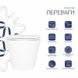 Унітаз підвісний Qtap Swan безобідковий Ultra Quiet із сидінням Soft-close QT16335179W
