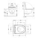 Унітаз підвісний Qtap Robin ML Ultra Quiet 490х365х325 мм, з сидінням Soft-close MagLock, White QTROBML26W49621
