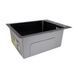 Мийка для кухні інтегрована Lidz Handmade H4050B Brushed Black PVD 3,0/1,0 мм LDH4050BRUBLM49439