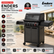 NEW Газовый гриль Enders MONROE&reg; PRO 3 SIKR Turbo SHADOW (Германия)
