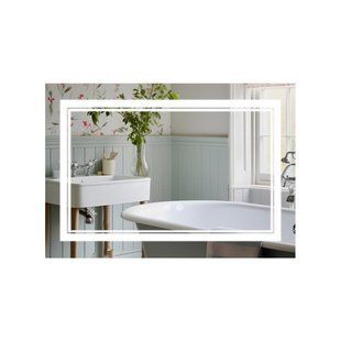 Зеркало Qtap Cardinal (CA1) 800х600 с LED-подсветкой Touch, с антизапотеванием, с диммером, рег. темп. цвета (3000-6500K) Reverse SD00054580 фото