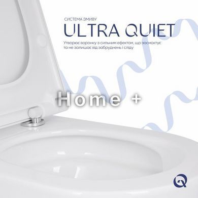 Унітаз підвісний Qtap Scorpio ML Ultra Quiet 490&times;365&times;325 мм, із сидінням Soft-close MagLock, White QTSCOML26W49622 SD00055746 фото