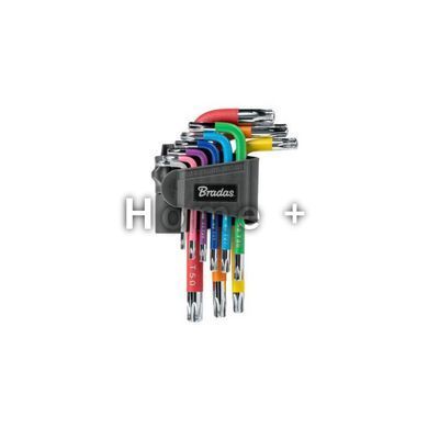 Набор ключей TORX, TX 10-50 9 шт. мультиколор/короткие, DIY-HKT42-SH/B DIY-HKT42-SH/B фото