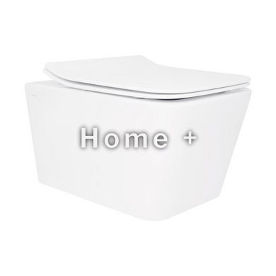 Унітаз підвісний Qtap Crow безобідковий із сидінням Soft-close QT05335170W SD00036222 фото