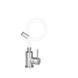 Lidz Aria Смеситель для кухни 04R-WFS, U-образный гибкий White (k35)