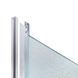 Lidz Latwa SC90x90.SAT.HIGH.FR Душова кабіна напівкругла, скло Frost 4 мм + Lidz Душовий піддон KAPIELKA