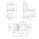 Унітаз підлоговий Qtap Jay Ultra Quiet із сидінням Soft-close 640x360x835 мм QT07222175TW White