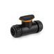 Кран с соединителями для шланга 1/2", 5/8", BLACK LINE, ECO-PWB2243