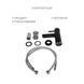 Комплект смесителей Lidz Aria Black: Душевая система LDARI1030BLA43373 + Смеситель для раковины LDARI001FBLA43367