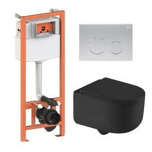 Готове рішення Qtap для ванної кімнати: підвісний унітаз Taurus Ultra Quiet + комплект інсталяції Nest 4 в 1 SD00052304 фото