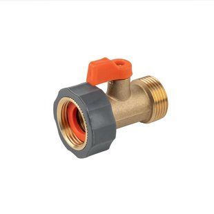 Кран запірний з внутрішньою і зовнішньою різьбами 3/4", BRASS SOFT, BR-S2232 2303330043 фото