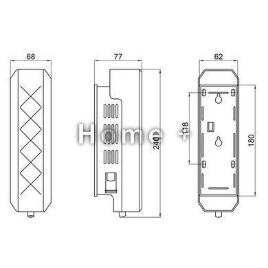Диспенсер для мила Qtap Pohodli DM350WP1 White (Pobut) SD00042888 фото