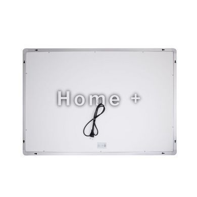 Дзеркало Qtap Mideya 1000х700 з LED-підсвіткою Touch, з антизапотіванням, з годинником, димером, рег. яскравості SD00051751 фото