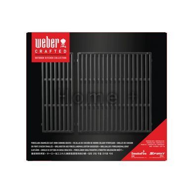 рфоровая эмаллированная чугунная решетка Weber Crafted для гриля Spirit Series 300 та SmokeFire EX4, 7 мм, черная 7856 фото