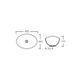 Раковина-чаша Qtap Dove 410x335x145 White QT06113078WN