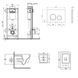 Готове рішення Qtap для ванної кімнати: підвісний унітаз Crow Rimless + комплект інсталяції Nest 4 в 1