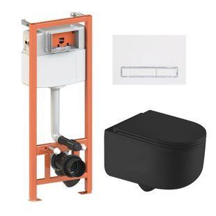 Готове рішення Qtap для ванної кімнати: підвісний унітаз Taurus Ultra Quiet + комплект інсталяції Nest 4 в 1 SD00052305 фото