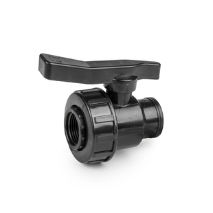 Кран для труб PE, GW3/4", з внутрішньою різзю 3/4", PN10, GW3/4", DSRA10VF34F34 1354288671 фото