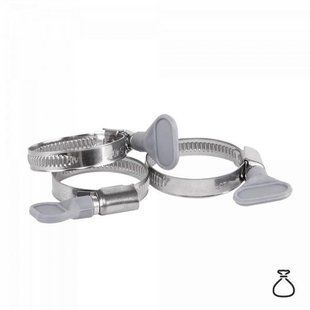 Хомут черв'ячний неіржавкий BRADAS, з метеликом, 60-80 мм, BSGRIP 60-80/9L 1751444473 фото